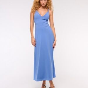 Abercrombie & Fitch Blue Maxi Dress